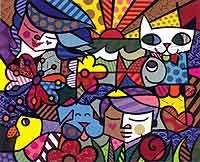 Romero Britto 'Britto Garden'